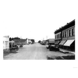 View of Main Street   Wendell, ID Premium Poster Print 