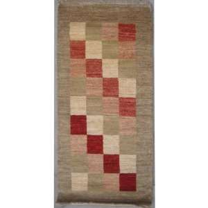  21 x 41 Pak Gabbeh Area Rug with Wool Pile    a 2x4 Small Rug 