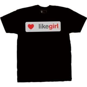  Girl Like Girl Skateboard T Shirt [X Large] Black Sports 
