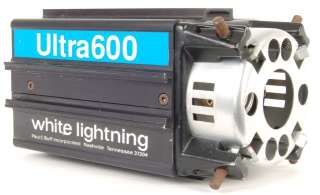 WHITE LIGHTNING ULTRA 600 STUDIO FLASH/SPEEDLIGHT WORKS  