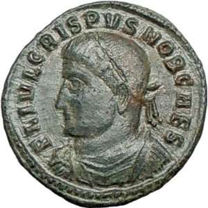  CRISPUS Caesar 320AD Rare Authentic Genuine Ancient Roman 