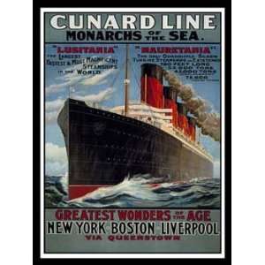  Cunard Lines Metal Sign: Ship and Nautical Decor Wall 