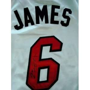 LeBron James Signed / Autographed Miami Heat Game Model Jersey:  