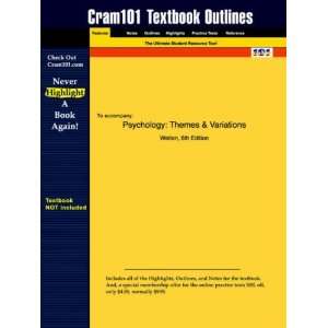   Variations by Weiten, ISBN 9780534597696 (Cram101 Textbook Outlines