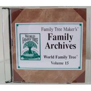  Family Tree Maker World Family Tree Volume 15 CD 