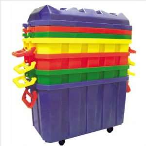  4Pk Stackable Storage Trunks W/ Casters: Everything Else