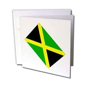  Flags   Jamaican Flag   Greeting Cards 12 Greeting Cards 
