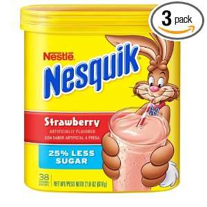 Nesquik Strawberry Powder Drink Mix Grocery & Gourmet Food