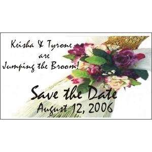  Save the Date Magnet Jumping The Broom
