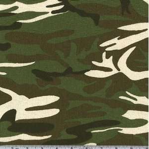   Prints Camo Army Green Fabric By The Yard: Arts, Crafts & Sewing