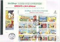 DISNEY GUYANA COMIC BOOK STAMPS ON FIRST DAY COVERS  