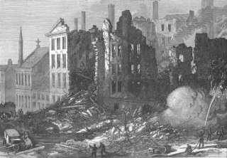   picture Scene of the explosion at Tradeston Flour Mills, Glasgow
