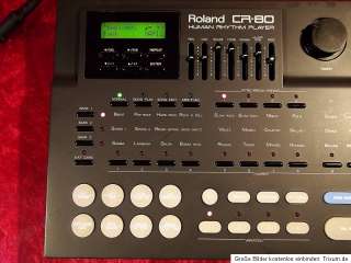 TOP Roland CR 80 Drum Machine Groovebox Human Rhythm Player TR808 