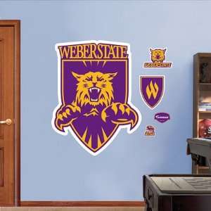 Weber State Wildcats Logo Fathead NIB