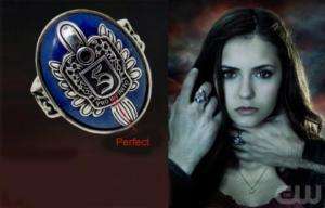 Vampire Diaries Stefans Vampire Ring lapis lazuli Ring  