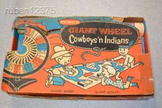   Cowboys n Indians, Big Wheel, Floor Size Western Board Game w/Box