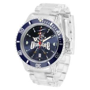 Utah State University Aggies Ice Anochrome   Mens College Watches 