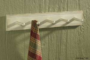 PEG BOARD WALL HANGER DISTRESSED SHABBY COTTAGE CHIC  