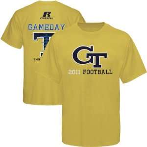 NCAA Russell Georgia Tech Yellow Jackets 2011 Home Schedule Game Day T 