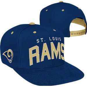  St. Louis Rams Team Arch Snapback Adjustable Hat: Sports 