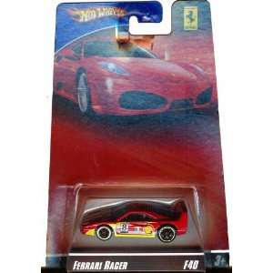  Hot Wheels Ferrari Racer F40 Die Cast Car 1:64 Scale: Toys 