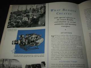 Old 1939 BENDIX AVIATION Corporation   Annual Report  