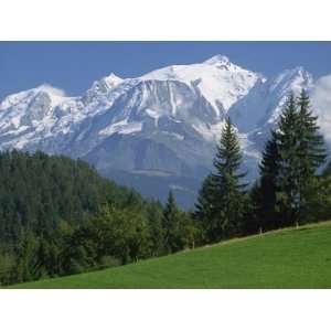 Mont Blanc, Haute Savoie, Rhone Alpes, Mountains of the French Alps 
