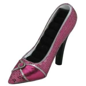  Disco Fever High Heel Shoe Ring Holder Pink 4x6 Home 