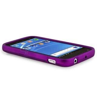 Rubber Hard Case Cover+3 Screen Protector For Samsung Galaxy S2 T989 