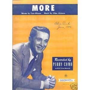  Sheet Music More Perry Como 75: Everything Else