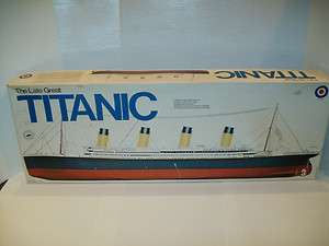 TITANIC OCEAN LINER STEAM SHIP BY ENTEX 1/350 SCALE 30 VINTAGE RARE 
