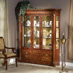  Display cabinet wood inlay