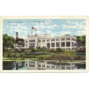 1920s Vintage Postcard Thompson Malted Food Company Waukesha Wisconsin