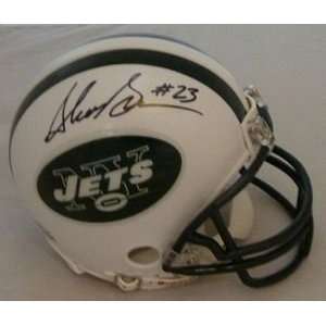  Shonn Greene Autographed New York Jets Mini Helmet: Sports 