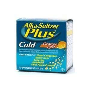 Alka Seltzer Plus Cold Medicine Orange Effervescent Tablets   20 Ea