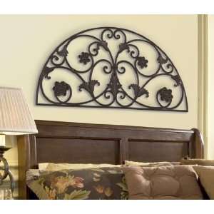  Large IRON ARCH Metal Wall Plaque Grille Overdoor: Home 