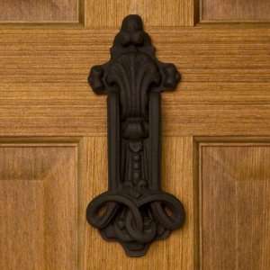    Fowler Iron Door Knocker   Black Powder Coat: Home Improvement