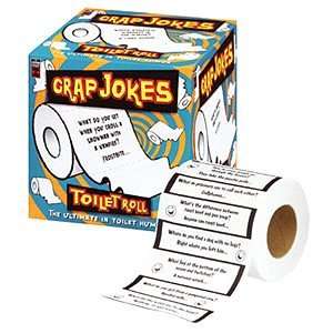  Crap Jokes Toilet Paper Roll: Toys & Games