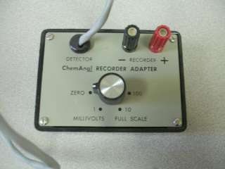 Sargent Welch Scientific ChemAnal Recorder Adapter  