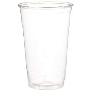 Dixie CP20 Plastic PETE Cup, 20 oz Capacity, Clear (20 Sleeves of 50 