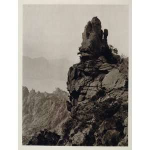  1927 Calanche de Piana Calanque Corsica Rock Formation 