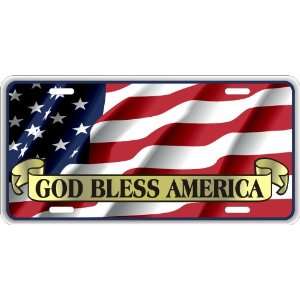 God Bless America License Plate: Automotive