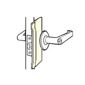   BLP 107 Silver Coated Latch Protector Key in Lever: Home Improvement