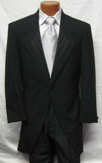   Black After Six Eternity Cutaway Tuxedo Coat Wedding Dickens Costume