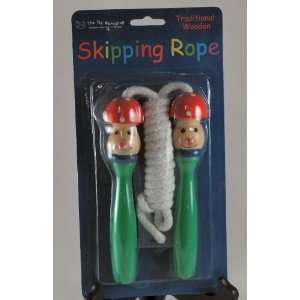   Wooden Skipping Jump Jumping Rope Mushrooms NEW!: Everything Else