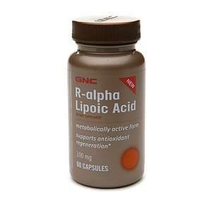  GNC R Alpha Lipoic Acid, Capsules, 60 ea: Health 