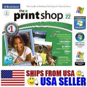 The Print Shop Version 22 (Software Graphics NEW)  