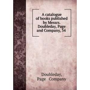   . Doubleday, Page and Company, 34 . Page & Company Doubleday Books