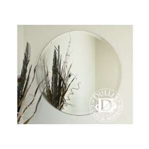  36 Inch Round 1/4 Inch Thick Beveled Polished Mirror with 