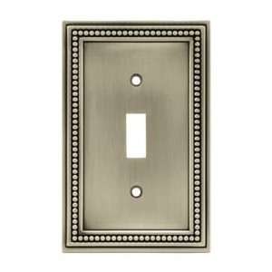  Wall Plate, Beaded Design, Single Switch L 64905: Home 